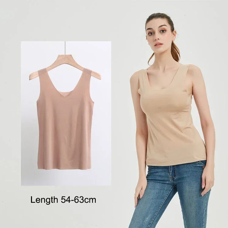M-5XL Plus Size Full Slips Dresses For Women Summer Thin Seamless Ice Silk Petticoat Underskirt Sleeveless Underwear Dress Slips