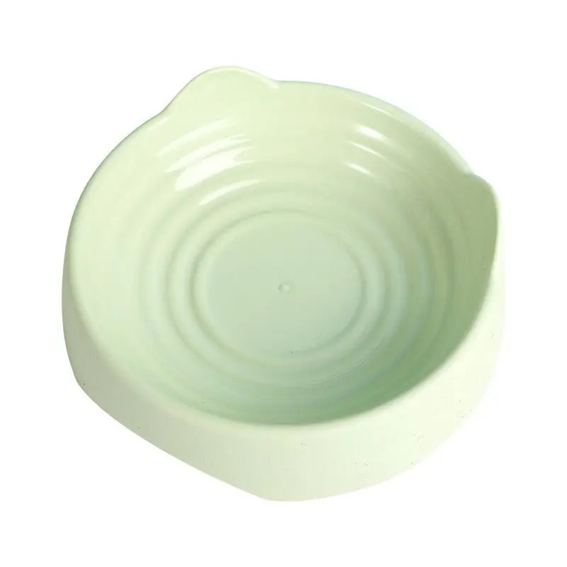 1-2Pcs Pet Dog Cat Food Bowl Cat Water Feeding Bowl Durable Plastic Standing Ear Threaded Pet Bowl Feeder Pets Accessories