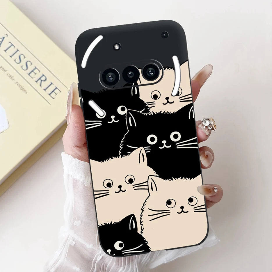 For Nothing Phone 3A Case A059 Cute Fashion Cartoon Cover Shockproof Soft TPU Phone Case For Nothing Phone 3A Pro Phone3A Bumper
