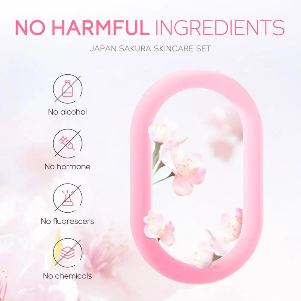 Sakura Skin Care Sets & Kits With Cleanser Serum Eye Cream essence Cream Beauty Products For Women Gift Sets Routine Travel Kit