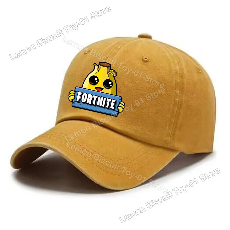 Fortnites Series Adult Baseball Cap Adjustable Hot Men Women Hat Washed Denim Retro Sun Visor Outdoor Sport Accessories Gifts