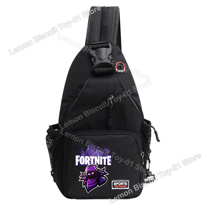 Fortnites Series Chest Bag Hot Game Student Shoulder Bag Multifunctional Fashion Women Man Small Backpack Funny Birthday Gifts