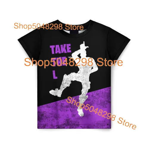 Peely Fortnited 8 To 19 Years Kids T Shirt Battle Royale Cartoon Tops Teen Clothes Men Women Hero 3D Printed T-shirt Boys Girls