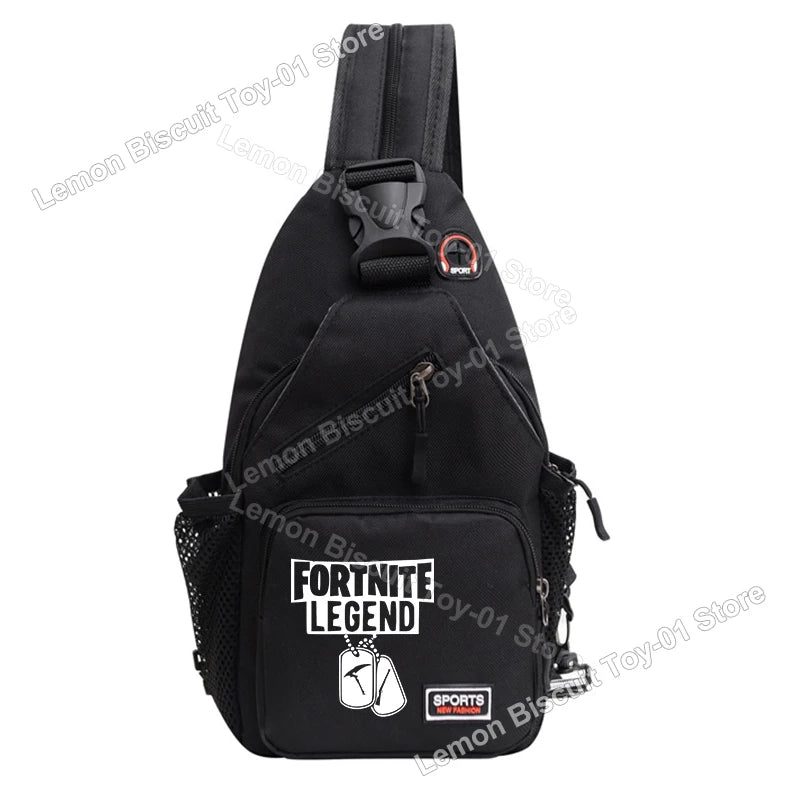 Fortnites Series Chest Bag Hot Game Student Shoulder Bag Multifunctional Fashion Women Man Small Backpack Funny Birthday Gifts