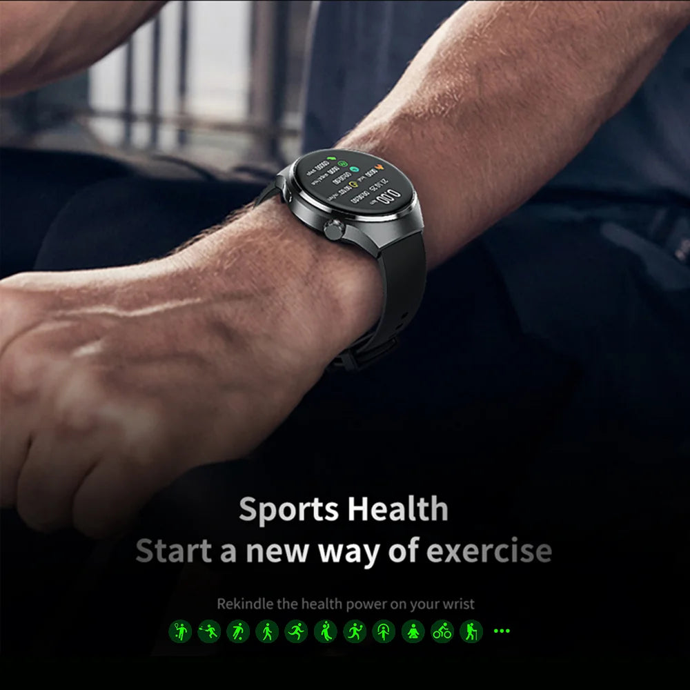 2025 NEW Health Watch GT4 Pro GPS Smartwatch Multi-Sport Mode Heart Rate Moitor Bluetooth Call IP68 Waterproof Men's Smart watch