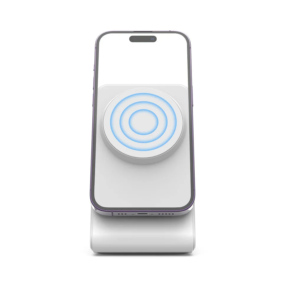 Wireless Charger for MagSafe,Minimalism Magnetic Dock Stand 15W Fast Charging for iPhone 16 15 14 13 12 Pro Max Mini Plus