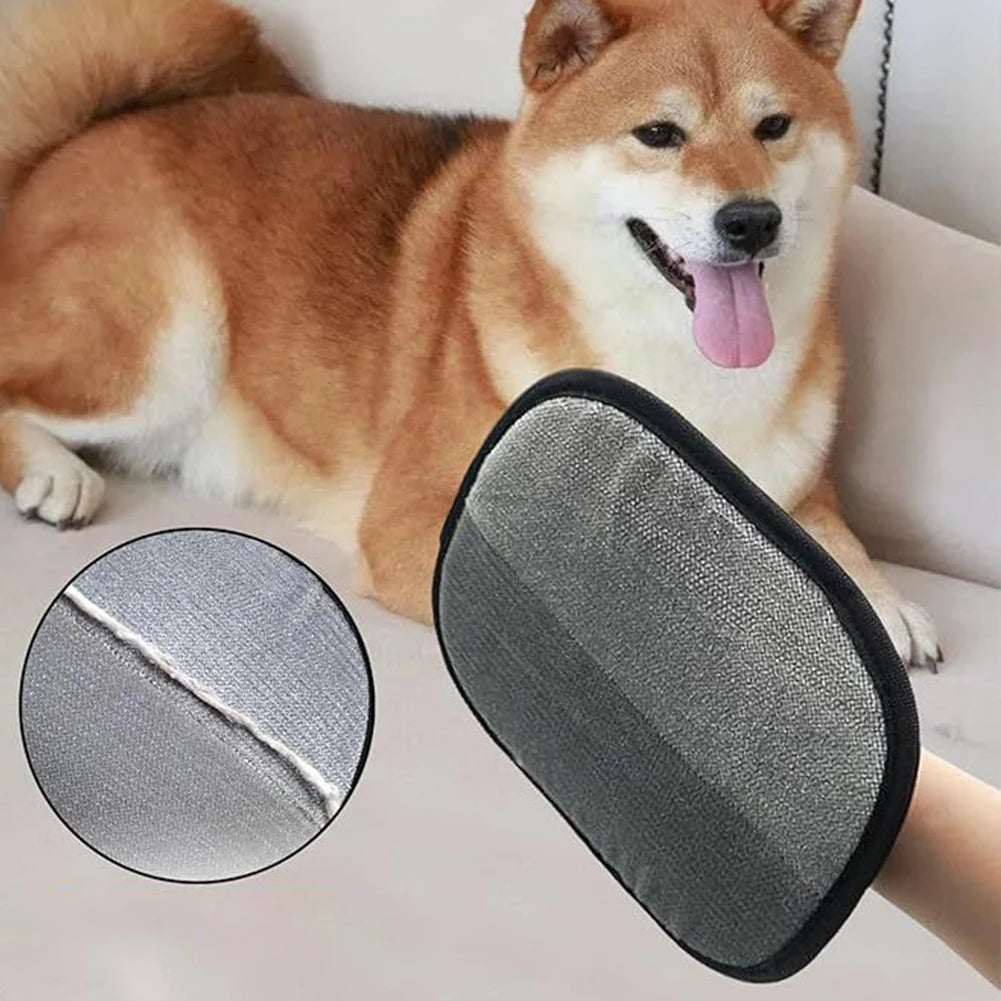10-3PCS Pet Hair Remover Mitt Hair Remover Brush for Dog Cat Rabbit with Long/Short/Curly Hair Cat and Dog Cleaning Products