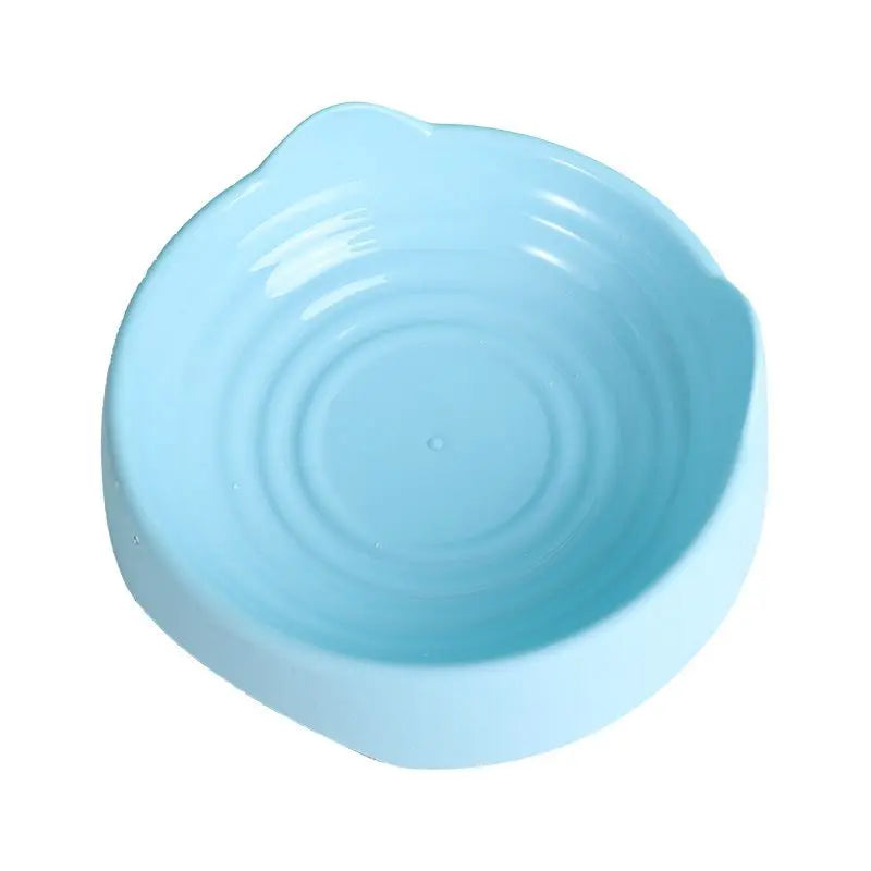 1-2Pcs Pet Dog Cat Food Bowl Cat Water Feeding Bowl Durable Plastic Standing Ear Threaded Pet Bowl Feeder Pets Accessories