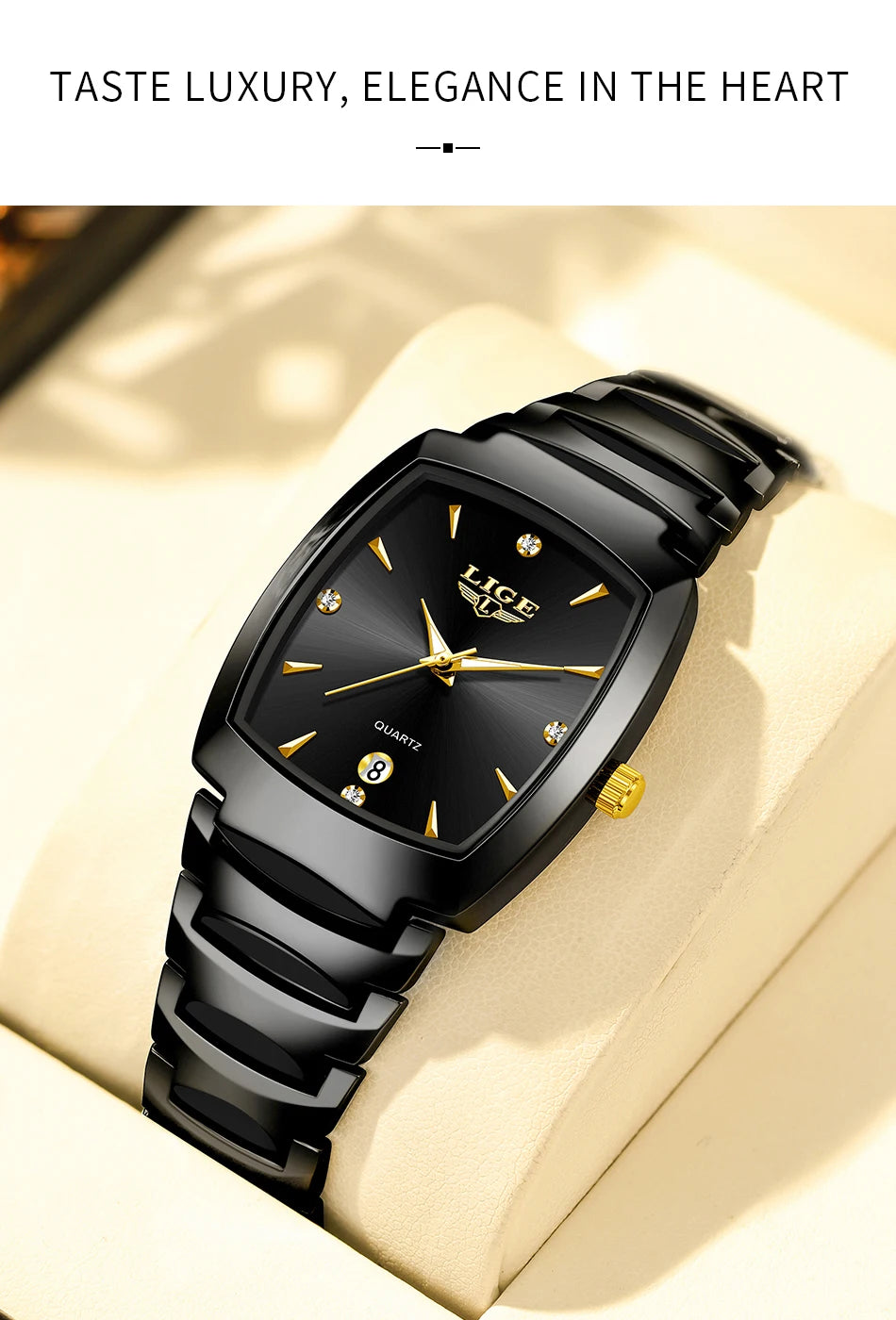 LIGE NEW Women Watches Business Luxury Ladies Fashion Quartz Watch Simple Stainless Steel Clock Watch for Women Relogio Feminino