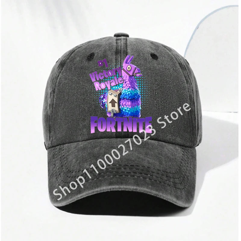 Fortnites Man Anime Baseball Cap Adult Anime Breathable Casual Hat Summer Adjustable SunBonnet Men Women Headgear Birthday Gifts