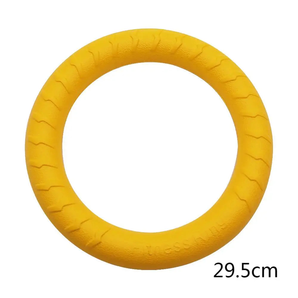 Dog Ring Frisbeed Toys Pet Flying Disk Training Ring Puller Anti-Bite Floating Interactive Supplies Dog Aggressive Chewing Toys