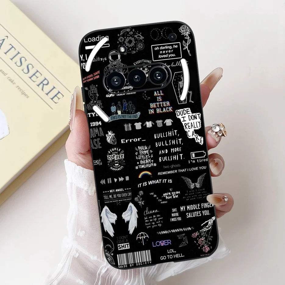 For Nothing Phone 3A Case A059 Cute Fashion Cartoon Cover Shockproof Soft TPU Phone Case For Nothing Phone 3A Pro Phone3A Bumper