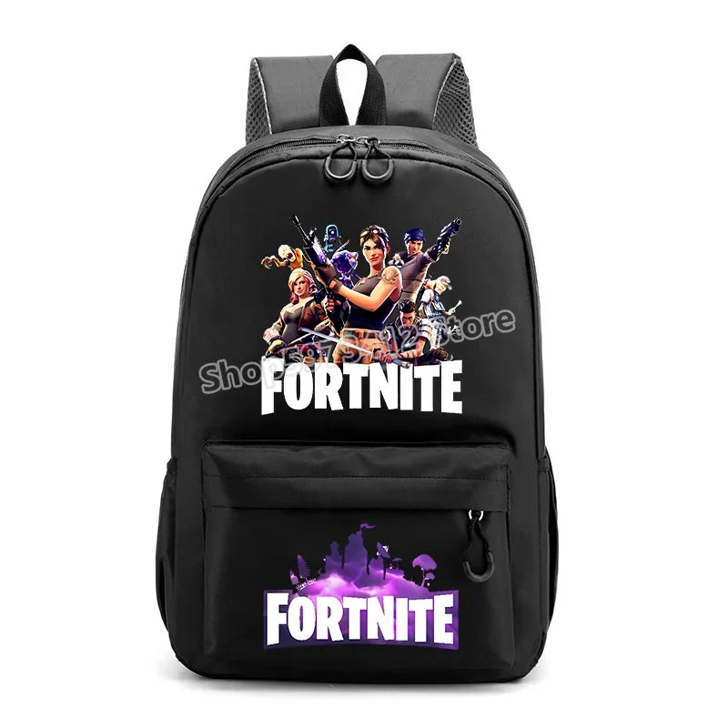 Fortnites Backpack Cartoon Anime Boys Girls Knapsack Teenager Printed School Bag Student Book Bag Rucksack Cute Birthday Gifts