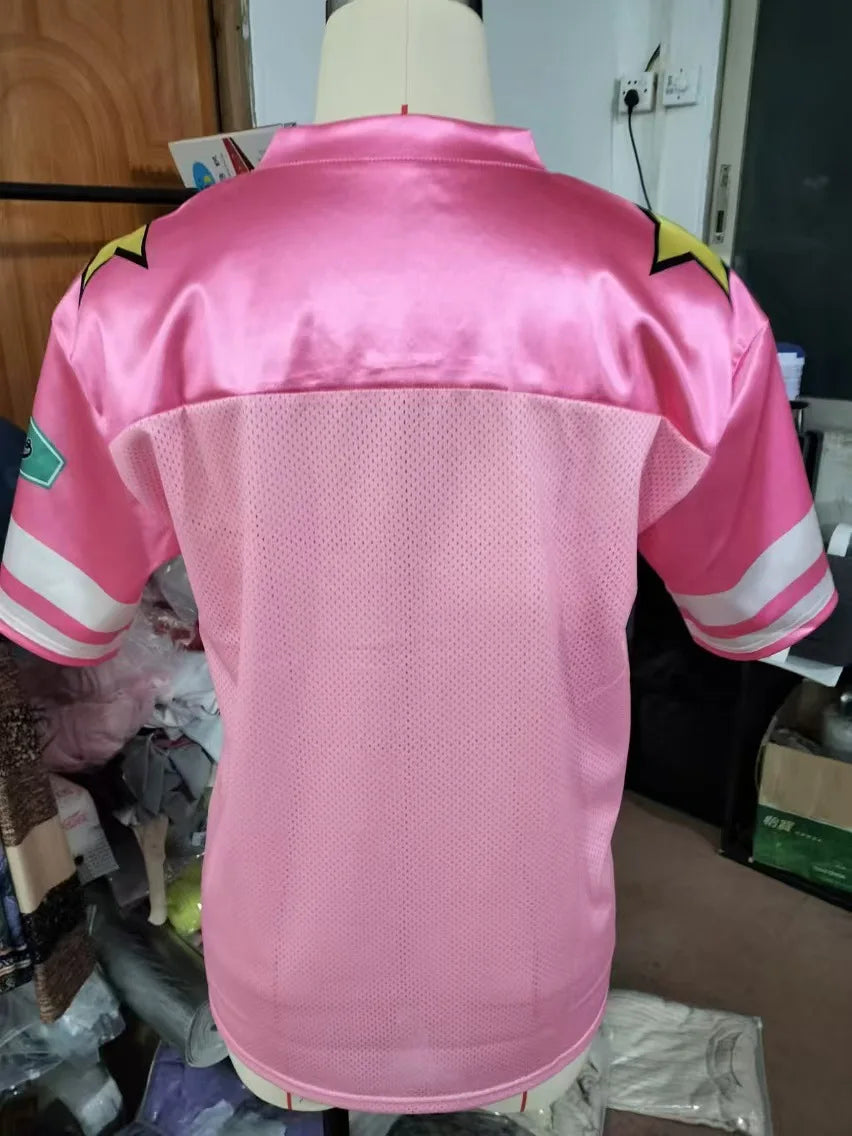 Lady Pink European and American Fashionable Loose Casual Street Printed Sportswear Tops Summer Girl Style Short Sleeved T-shirt