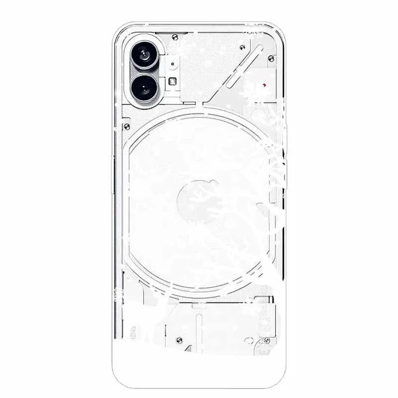For Nothing Phone 1 2 Case Silicone Soft Cute Transparent Coque for Nothing Phone (2) TWO One Protective Funda Clear TPU Covers