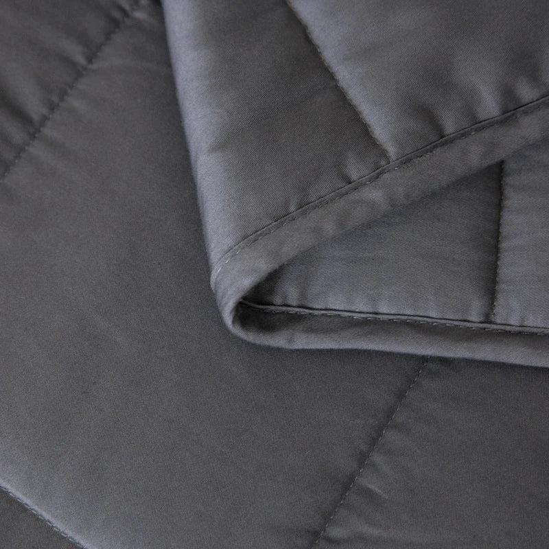 Weighted Blanket for Adult Decompression Sleep Aid Pressure Sleeping Quilted Blanket Heavy Quilt Throw Blanket 5 Sizes