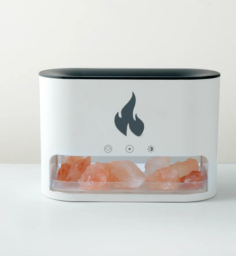 Flame Essential Oils Scent Defuser Ultrasonic Cool Mist Led Simulation 3D Fire Flame Effect Aroma Air Humidifiers Diffusers