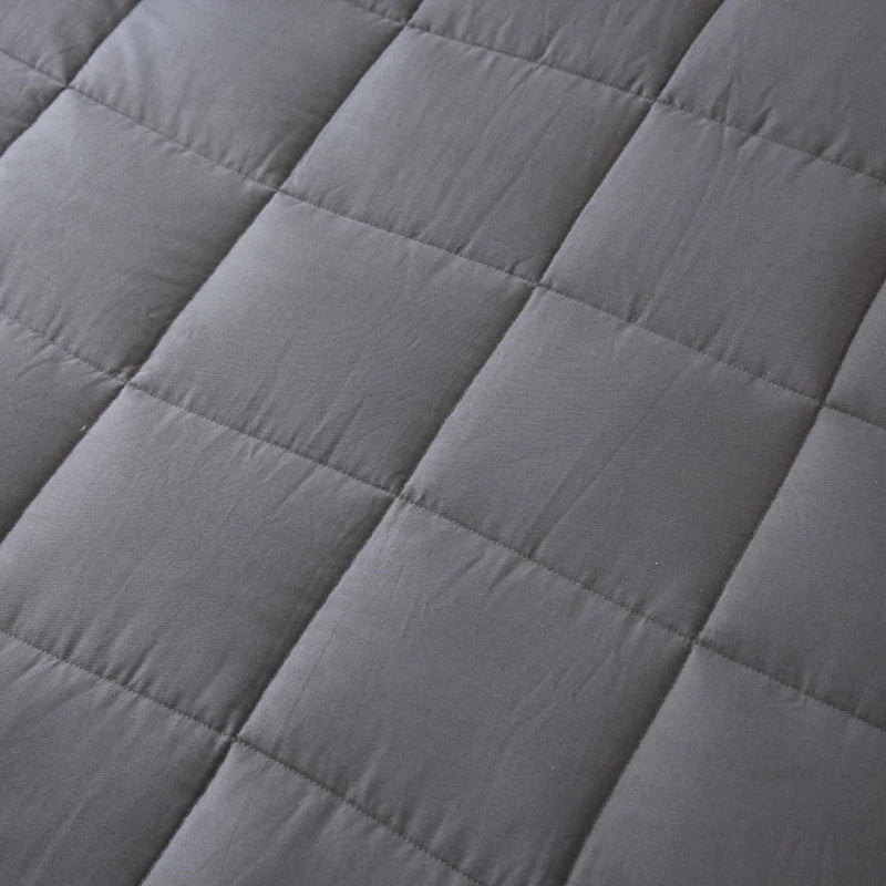 Weighted Blanket for Adult Decompression Sleep Aid Pressure Sleeping Quilted Blanket Heavy Quilt Throw Blanket 5 Sizes