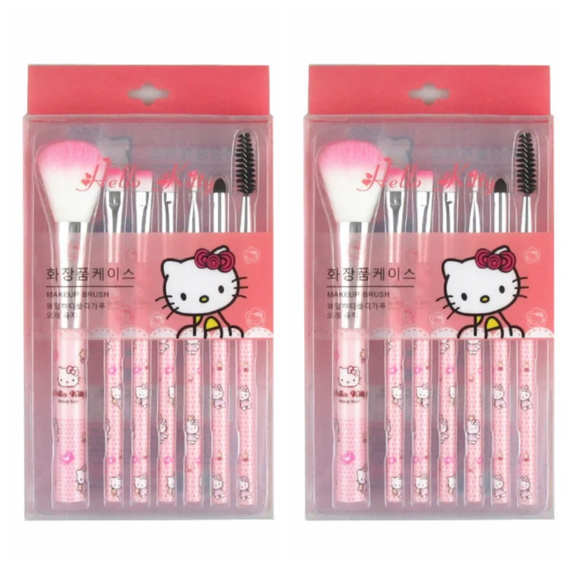 Makeup Brush Set  Anime Fashion Jewelry Blush Eyebrow Lip Eyeshadow Brush Beauty Tools Girls Gift With Box Festival gifts