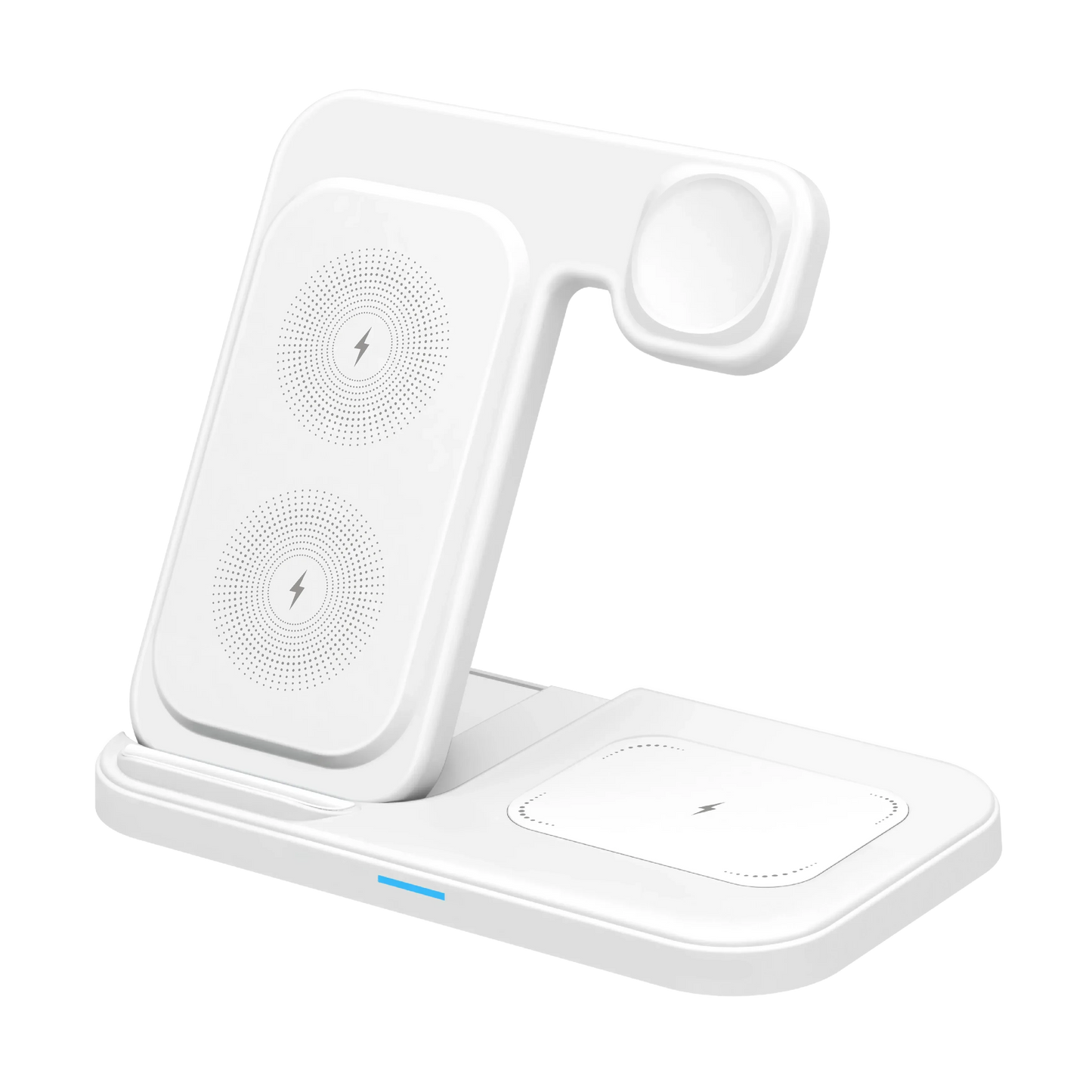 15W 3 in 1 Wireless Charger Fold Phone Chargers Desktop Charging Dock For iPhone 16-12 Pro iWatch 10~2 SE AirPods 4/3 Pro 2/1