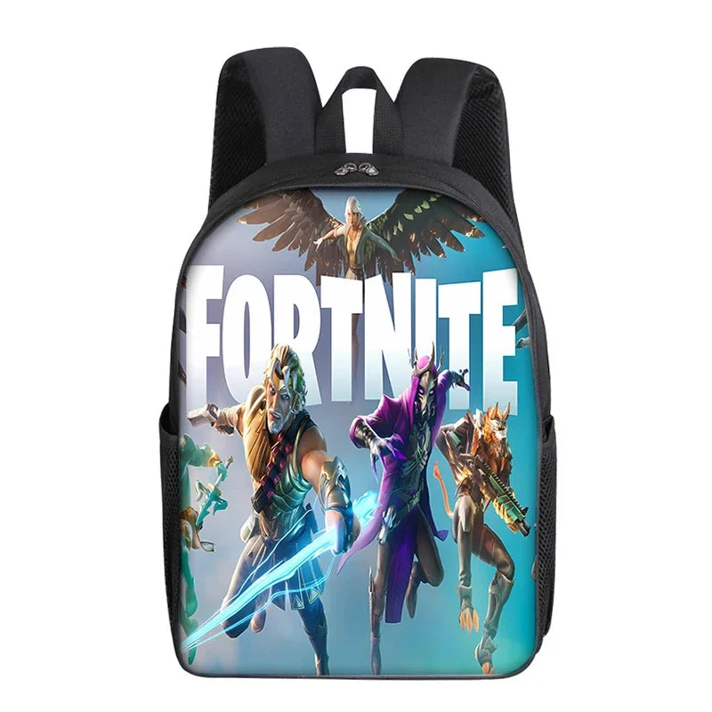 Fortnites Schoolbag Knapsack Backpack Fortress Night Student Supplies Large Capacity Wear Resistant Watertight Boy Birthday Gift