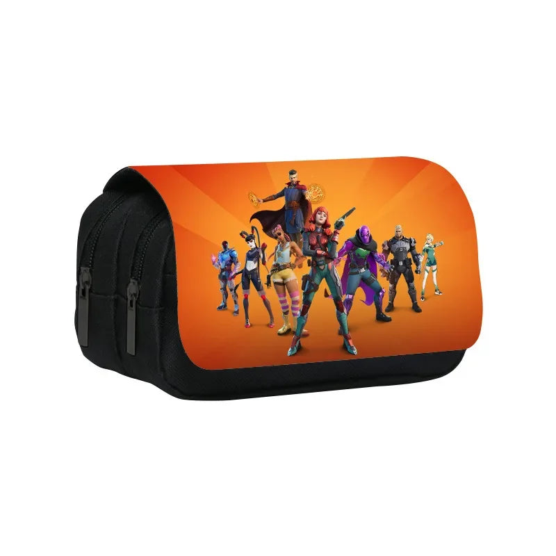 Fortnites Pencil Case Student Products Fortress Night Pen Case Bag Large Capacity Pencil Box Pouch Stationery Supplie Kids Gifts