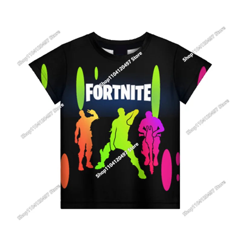 Christmas Fortnite T-shirt Tees X Lord T Shirt Triggerfish Battle Royale Game Kids Men Women Harajuku Teen Clothes