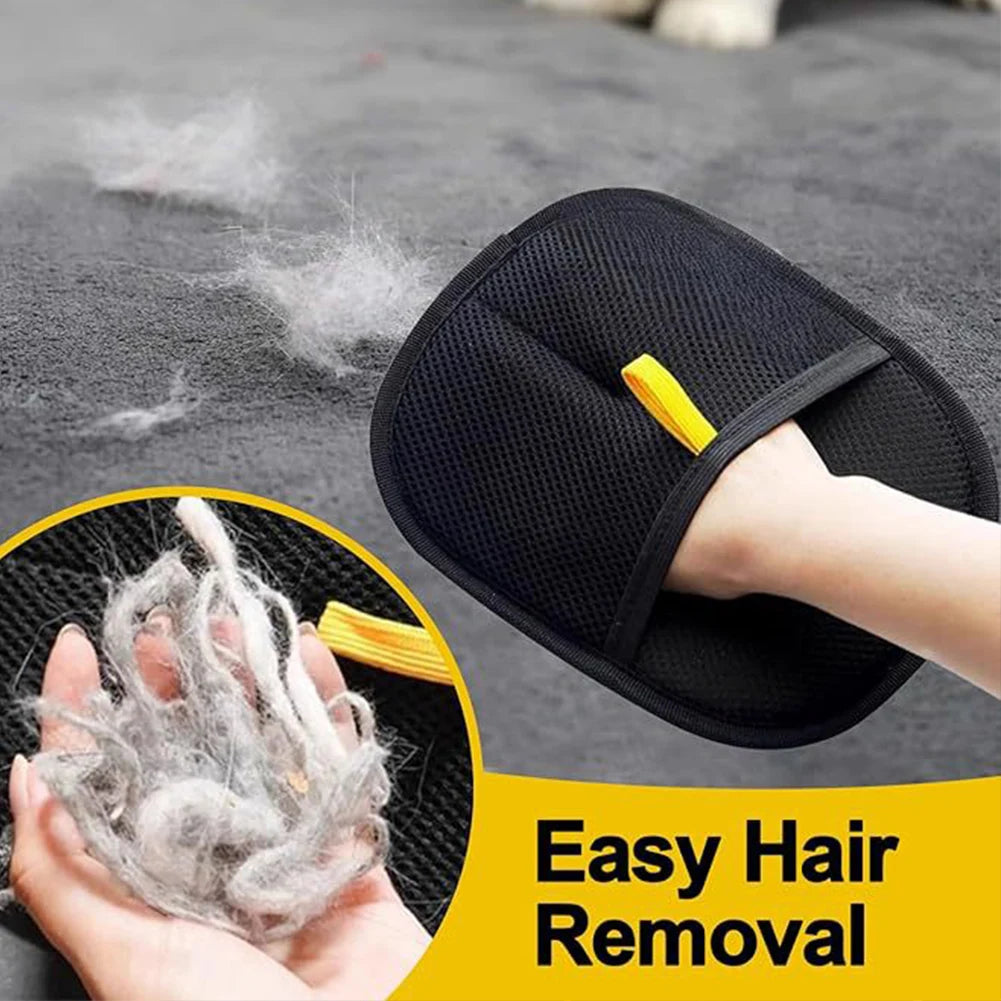 10-3PCS Pet Hair Remover Mitt Hair Remover Brush for Dog Cat Rabbit with Long/Short/Curly Hair Cat and Dog Cleaning Products