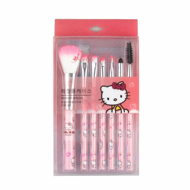Makeup Brush Set  Anime Fashion Jewelry Blush Eyebrow Lip Eyeshadow Brush Beauty Tools Girls Gift With Box Festival gifts