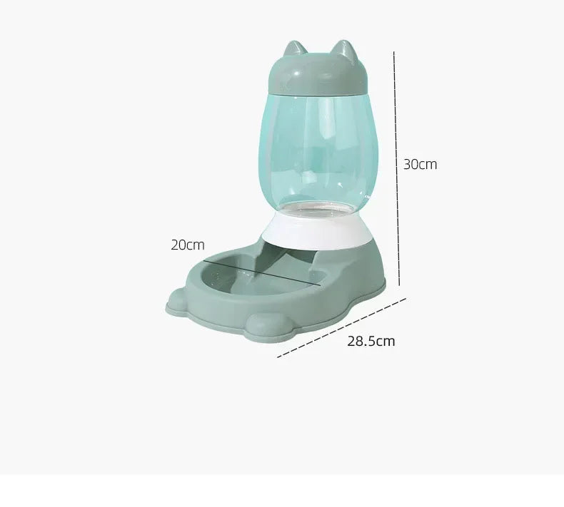 Dog Food Water Bowl Automatic Feeder Dispenser for Cat Dog Bulldog Large Capacity Pet Drinking Bowl Cat Supplies