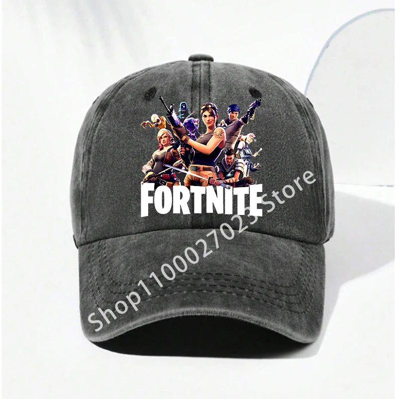 Fortnites Man Anime Baseball Cap Adult Anime Breathable Casual Hat Summer Adjustable SunBonnet Men Women Headgear Birthday Gifts