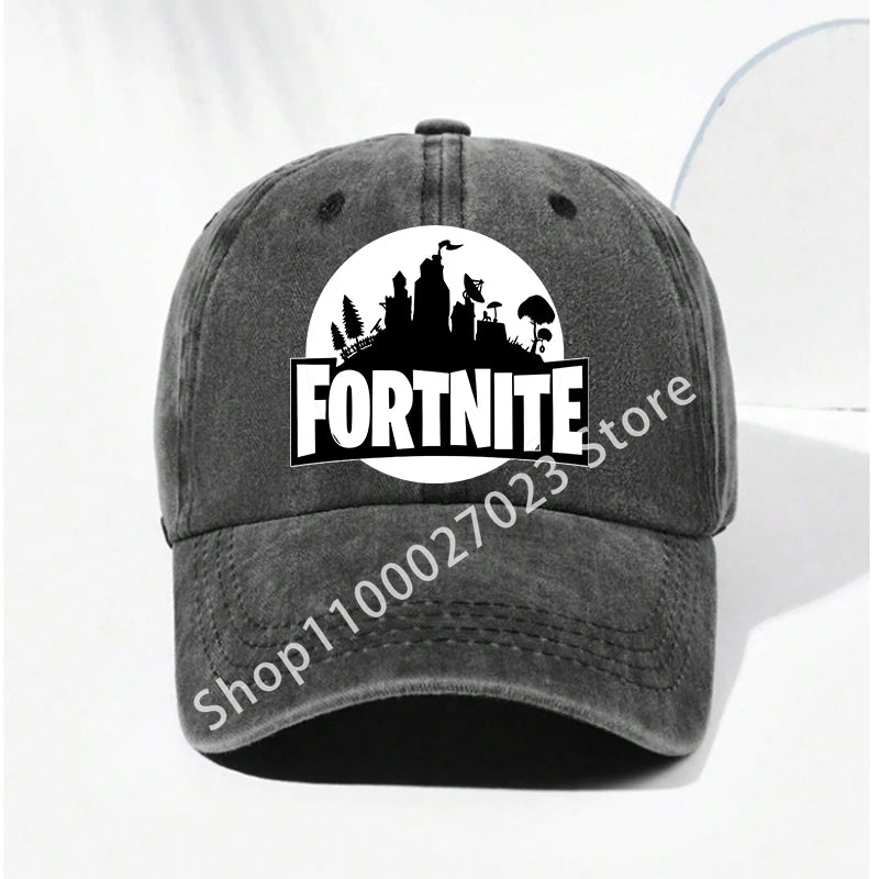 Fortnites Man Anime Baseball Cap Adult Anime Breathable Casual Hat Summer Adjustable SunBonnet Men Women Headgear Birthday Gifts