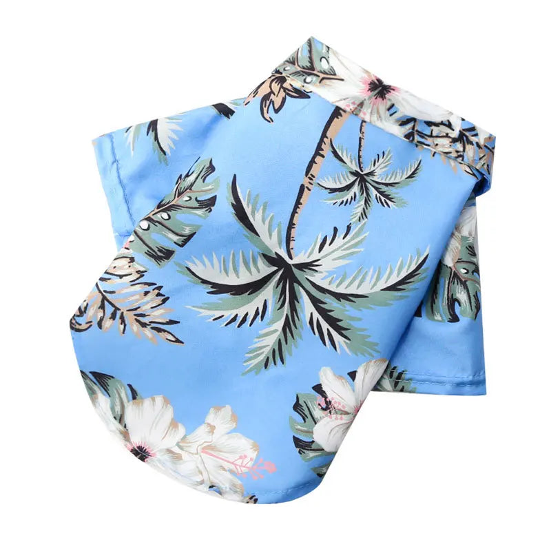 Pet Beach Pineapple Shirts Hawaiian Style Dog Cat Coat Vest Spring Summer Thin Breathable Puppy T-Shirt Clothes Fashion Costumes