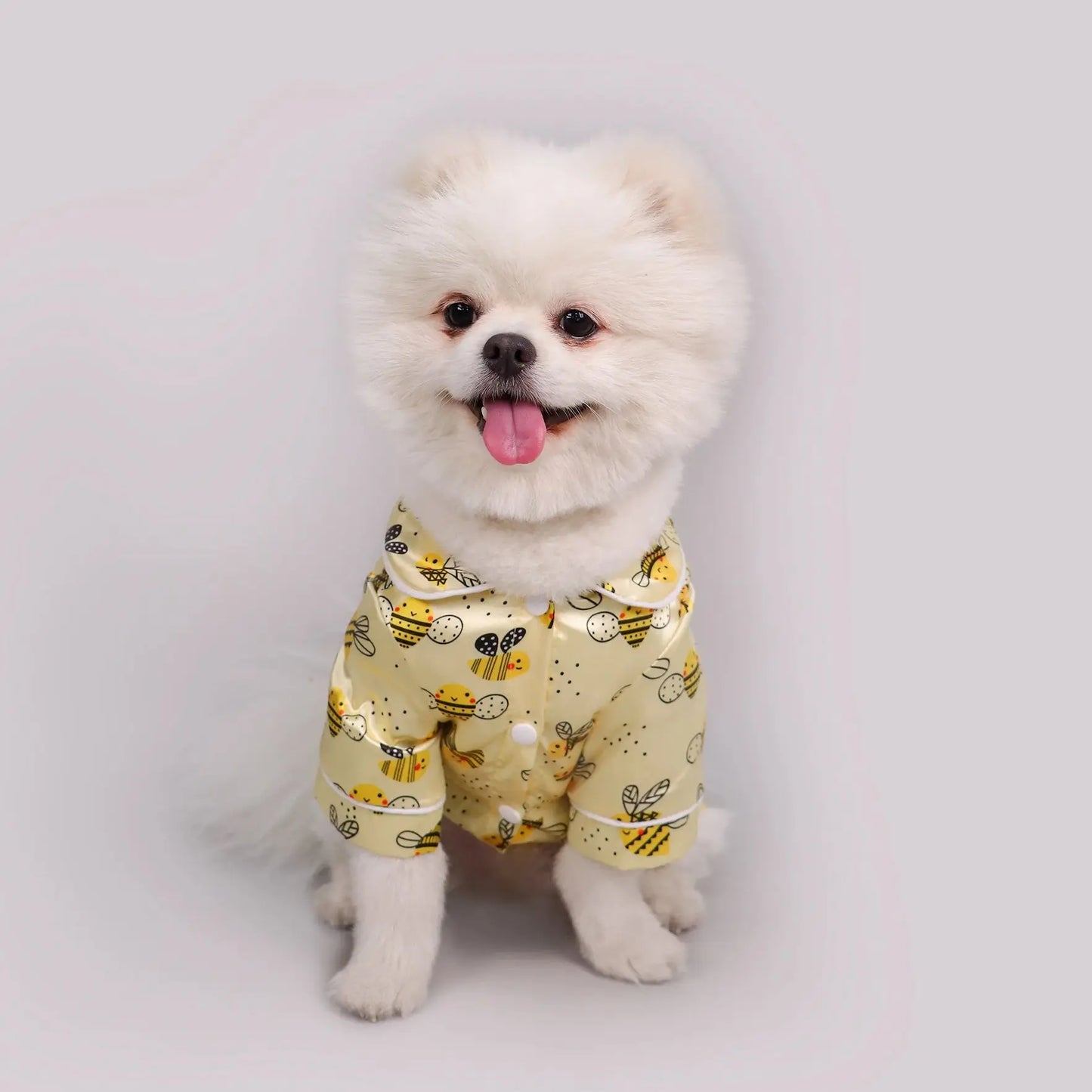 Pet Dog T Shirt Clothes - Cute Adorable Leopard & Bee & Cow Print, Lightweight Cozy Soft Homewear Outfit Pet Wear Clothes