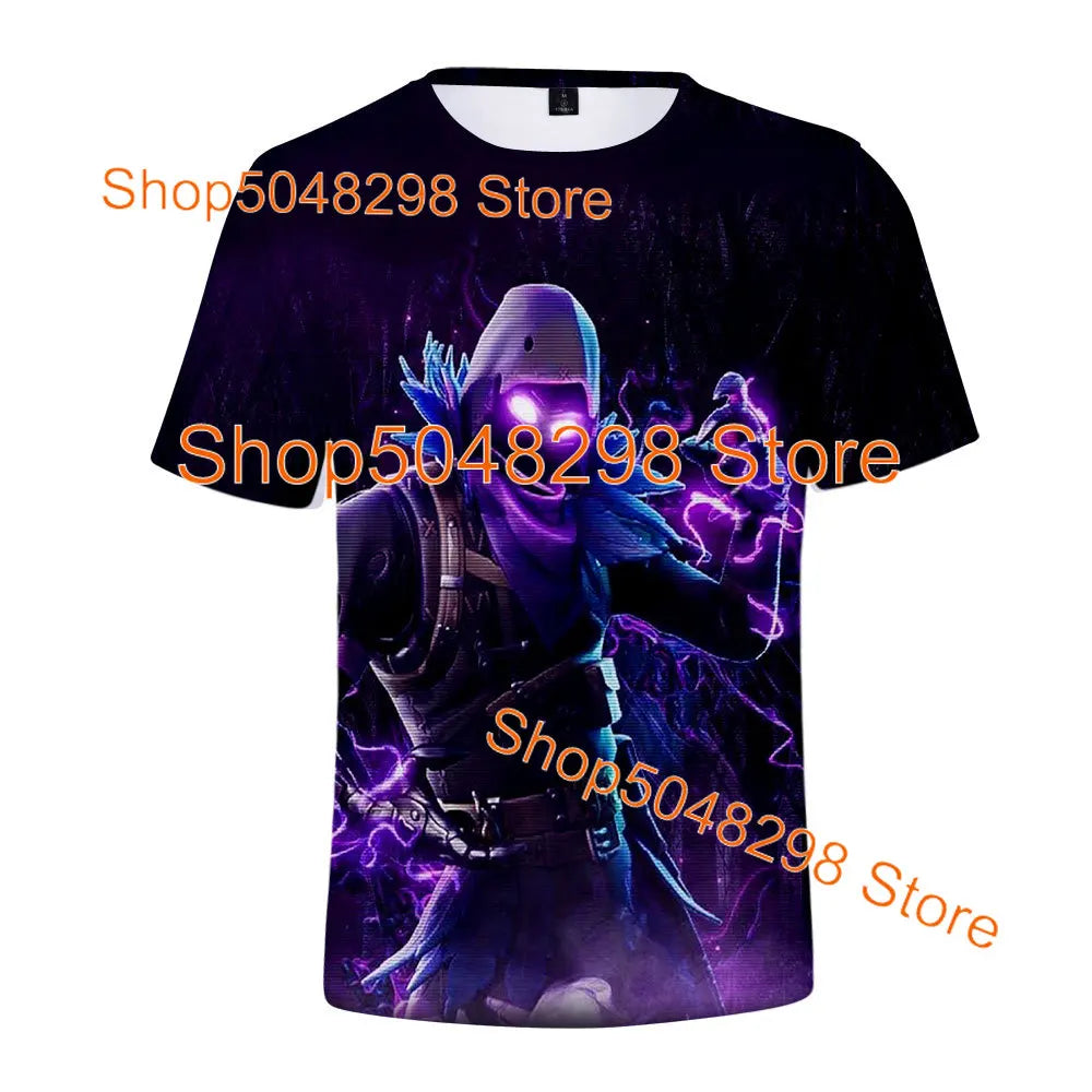 Bushranger Fortnite T Shirt for Kids 3D Print Banana Peely T-shirt Men Women's Tee Battle Royale Game Summer Tops Birthday Gifts