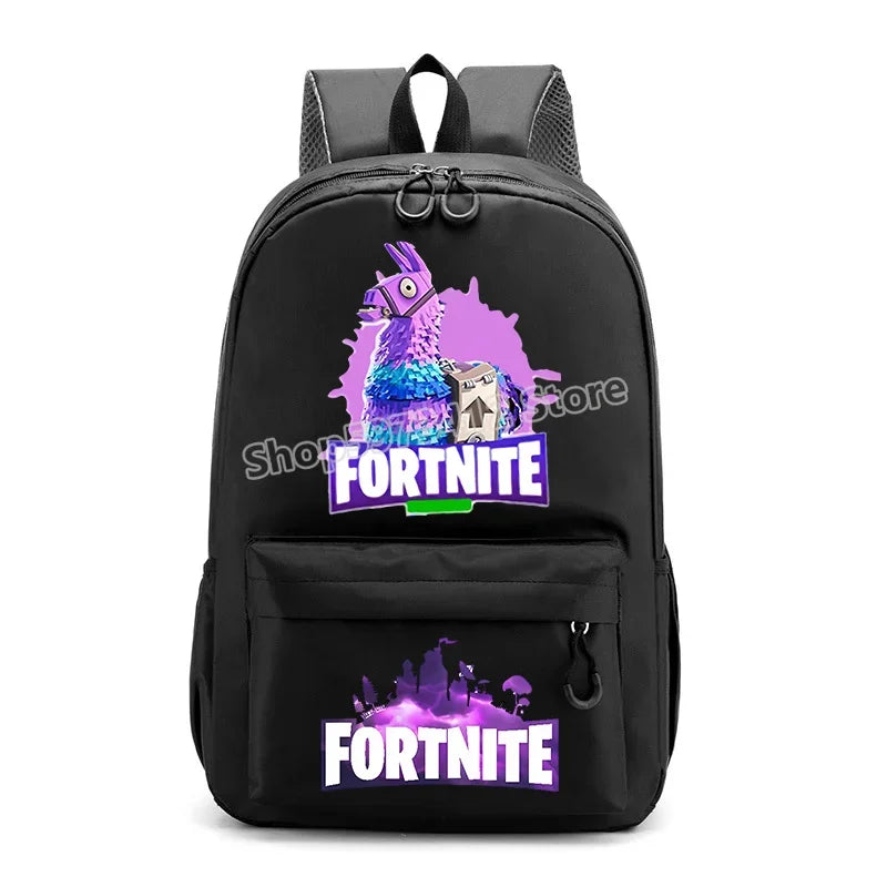 Fortnites Backpack Cartoon Anime Boys Girls Knapsack Teenager Printed School Bag Student Book Bag Rucksack Cute Birthday Gifts