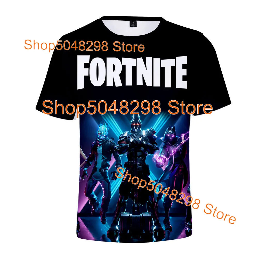 Bushranger Fortnite T Shirt for Kids 3D Print Banana Peely T-shirt Men Women's Tee Battle Royale Game Summer Tops Birthday Gifts