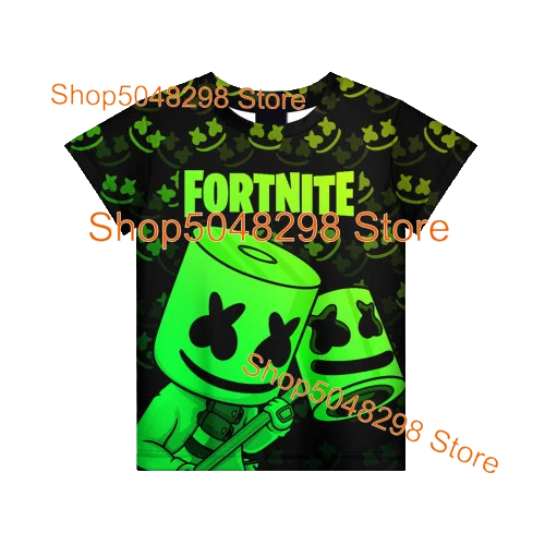 Peely Fortnited 8 To 19 Years Kids T Shirt Battle Royale Cartoon Tops Teen Clothes Men Women Hero 3D Printed T-shirt Boys Girls