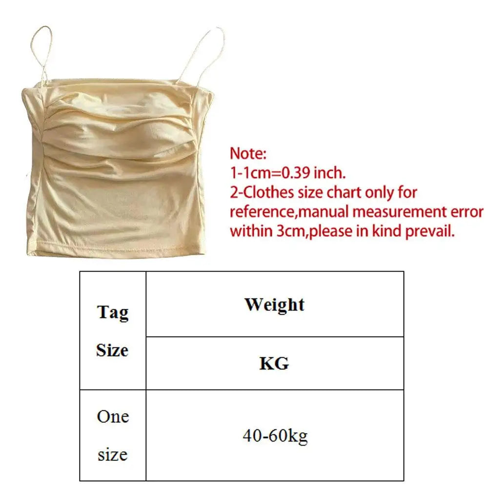 Women Casual Vest Beauty Back Camisole With Thin Straps Sexy Sleeveless Tank Tops Summer Female Bra Lingerie Tees Streetwear
