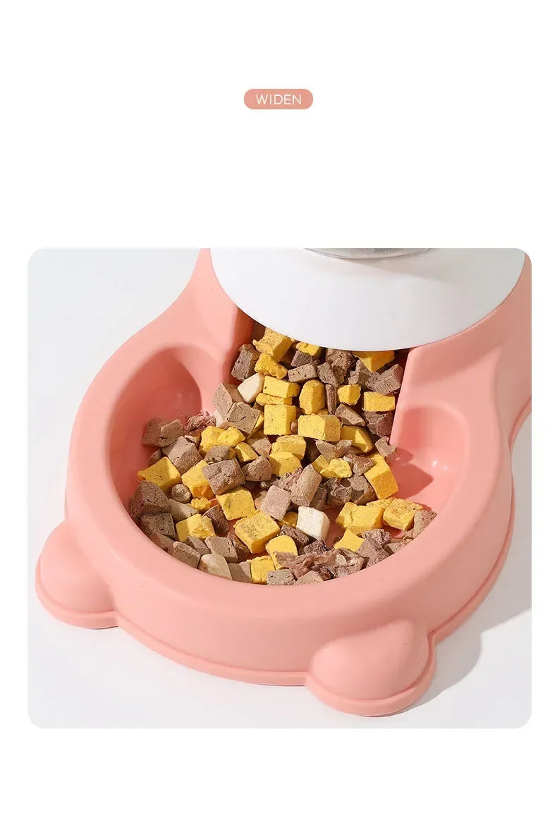 Dog Food Water Bowl Automatic Feeder Dispenser for Cat Dog Bulldog Large Capacity Pet Drinking Bowl Cat Supplies