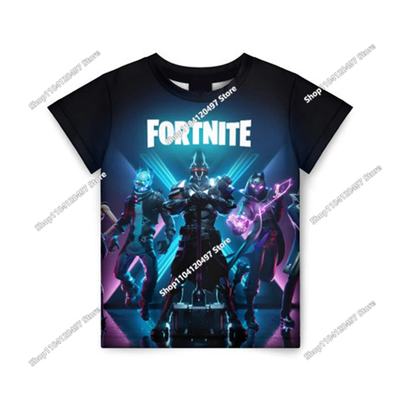 Christmas Fortnite T-shirt Tees X Lord T Shirt Triggerfish Battle Royale Game Kids Men Women Harajuku Teen Clothes