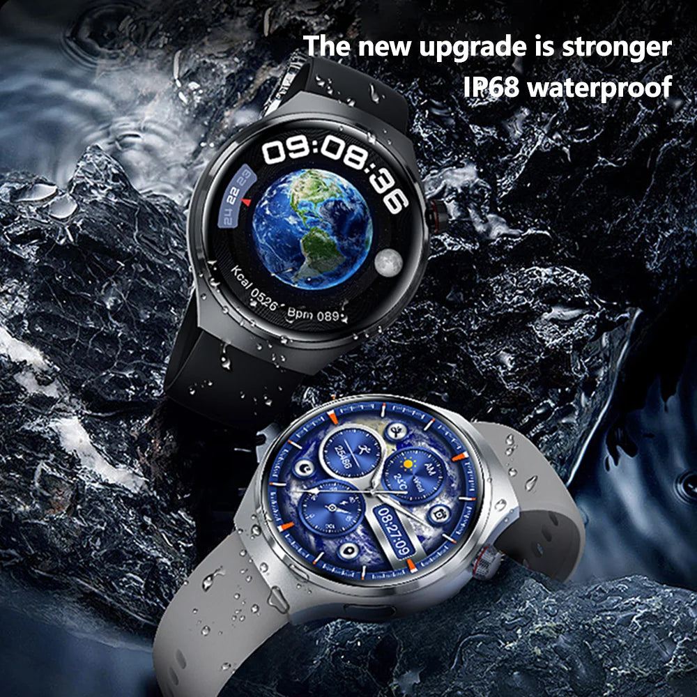2025 NEW Health Watch GT4 Pro GPS Smartwatch Multi-Sport Mode Heart Rate Moitor Bluetooth Call IP68 Waterproof Men's Smart watch
