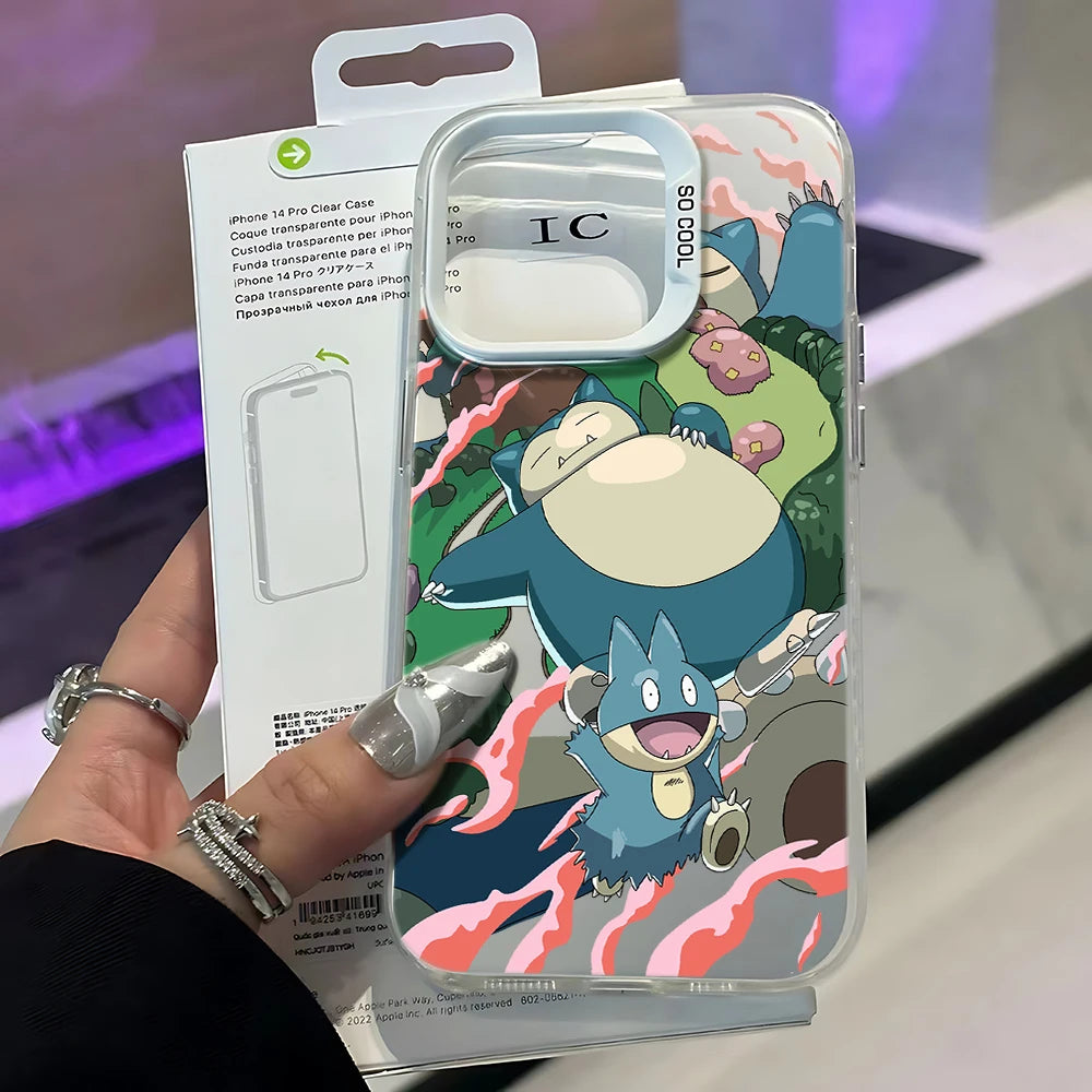 Hot Anime P Cool Phone Case For iPhone 16 15 14 13 Plus Shockproof Silicone Matte Back Cover