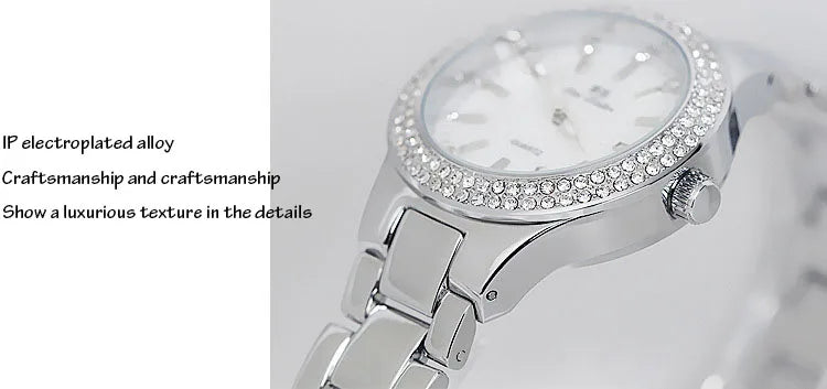 UTHAI Women Watch Classic Light Luxury Brand Temperament Waterproof Gold Metal Bracelet Ladies Fashion Quartz Wristwatches Gift
