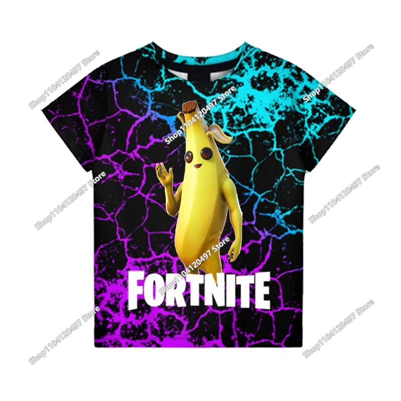 Christmas Fortnite T-shirt Tees X Lord T Shirt Triggerfish Battle Royale Game Kids Men Women Harajuku Teen Clothes