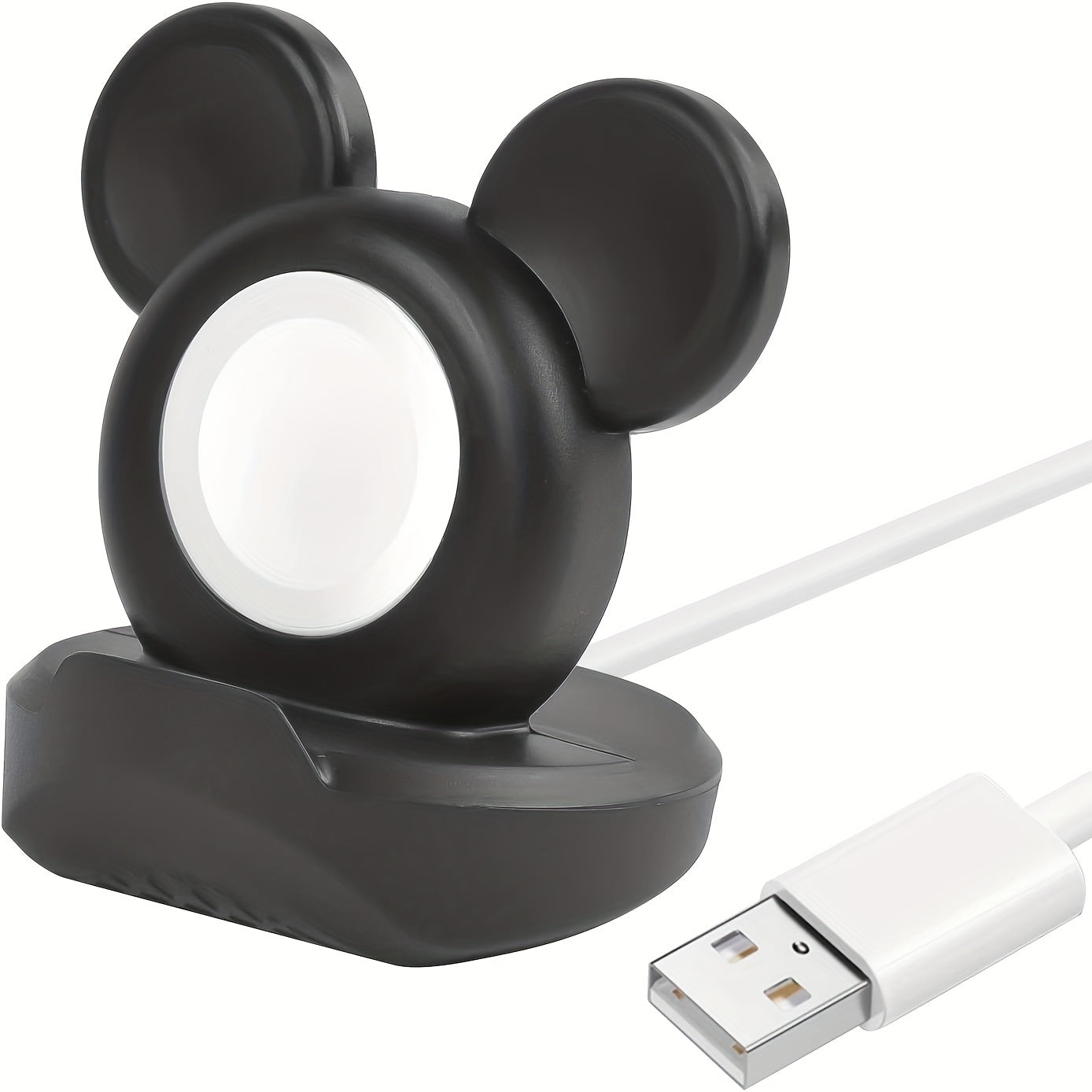 Silicone Charger Stand for Smart iWatch, Silicone Desk Stand Holder for iWatch, Charging Station Dock Holder Compatible with All Smart Watch Series Ultra/SE/8/7/6/5/4/3/2/1