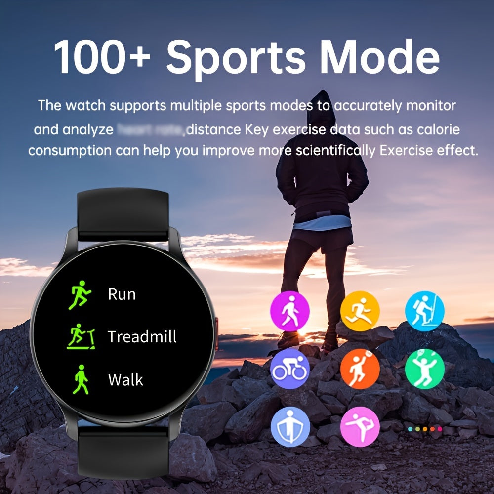 [SENBONO Smartwatch] SENBONO 2023 Men's Smartwatch - 1.43'' Large HD AMOLED Display, Call Functions, Over 100 Sports Modes, Customizable Watch Faces, Fitness Tracking