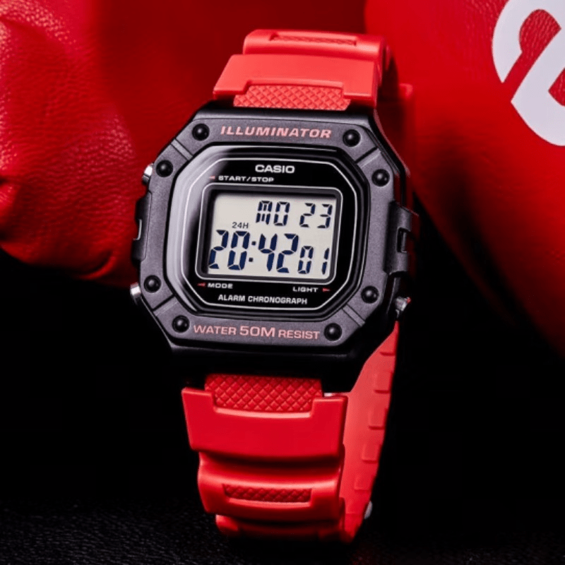 CASIO Classic Chronograph Watch - Women's Digital Sports Watch with Alarm, 50M Water Resistance, Resin Band - Perfect for Outdoor Enthusiasts