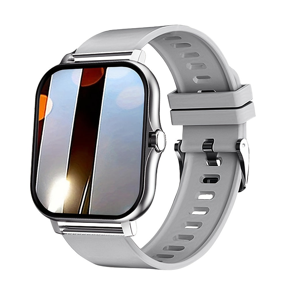 New Smart Watch with a 1.83-Inch Display, Wireless Calling And Receiving, Multiple Sports Modes, Sedentary Reminders, Weather Forecasts, Message Notifications, Borderless Design, Suitable for Android And Iphone, for Both Men