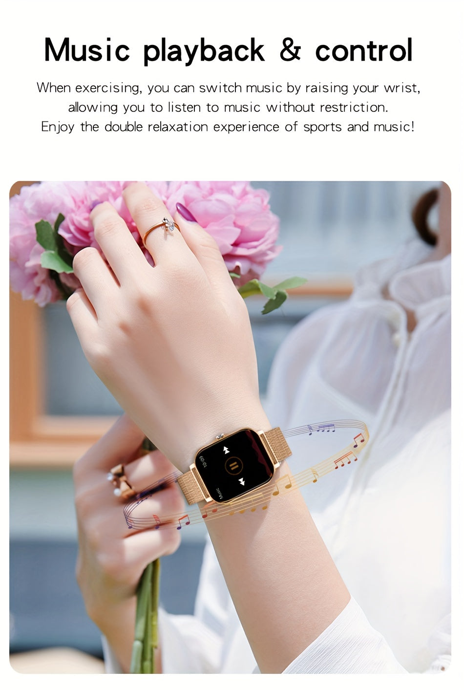 1.83" Borderless Smart Watch - Wireless Calling/Receiving, Multiple Sports Modes, Sedentary Reminder, Weather Forecast, Message Notification, Slim Design for Android & iPhones, Perfect Gift for Men & Women